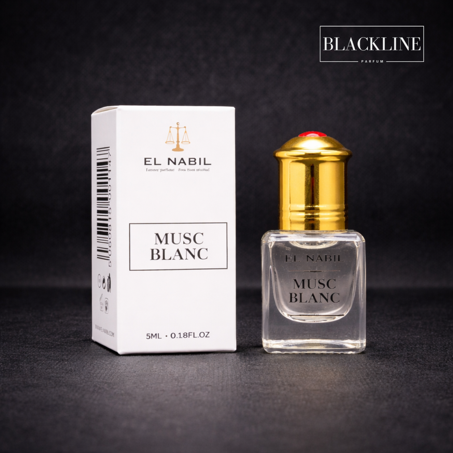 Roll On Musc Blanc EL NABIL 5ML Mixte